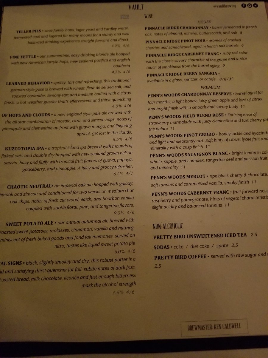 EunnieM's tweet image. #VaultBrewing I am trying #LearnedBehavior it tastes like beer and lemonade. Very interesting.