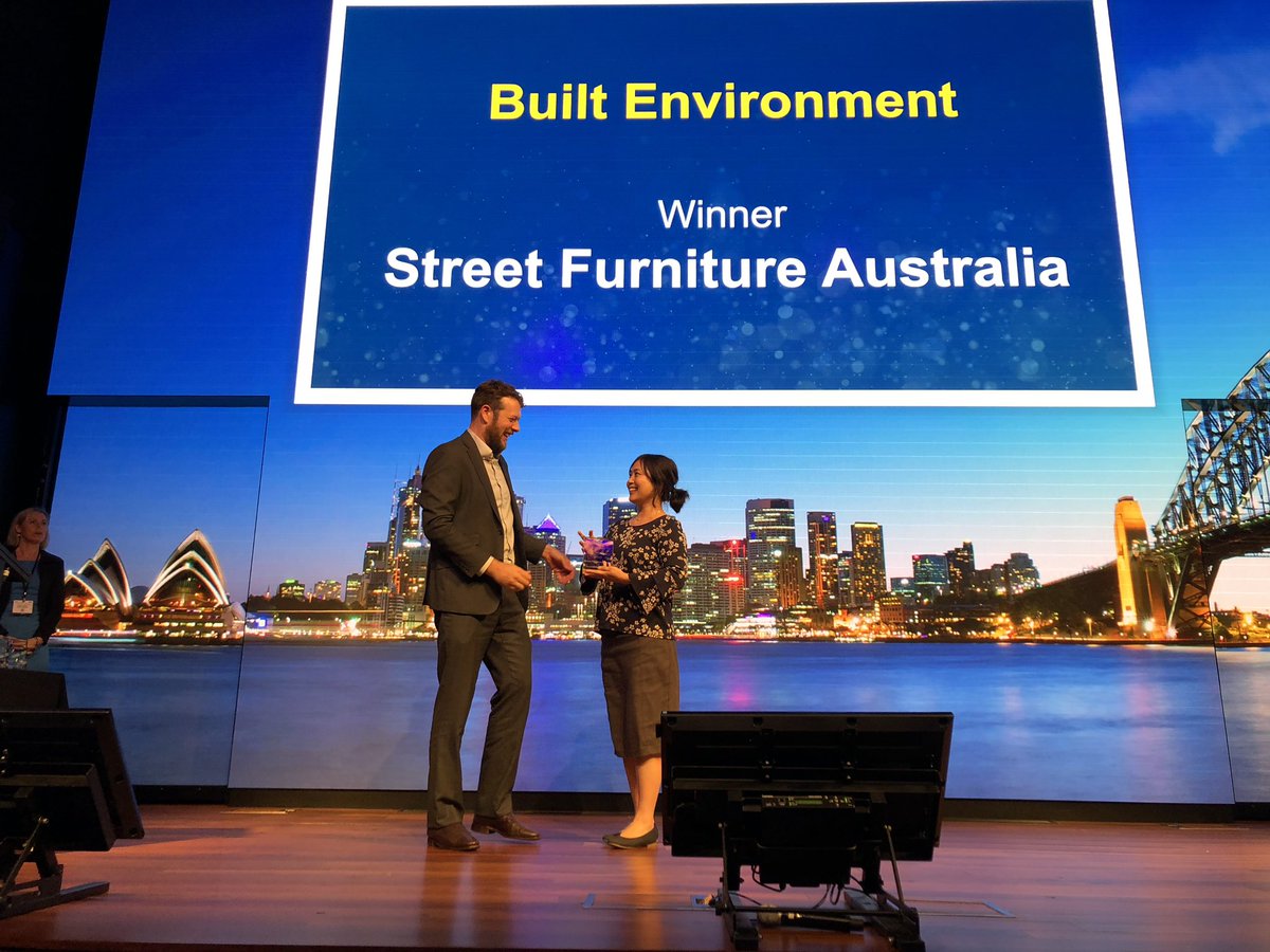stfurniture's tweet photo. We were honoured last night to win the Built Environment category in the first Australian #SmartCities Awards, for #BackyardExperiment! Thank you to collaborators @actgovernment and @AILA_National, to the project's supply partners and @smartcitiesanz ❤️ #SCWAus https://t.co/ouhS1HeB9Q