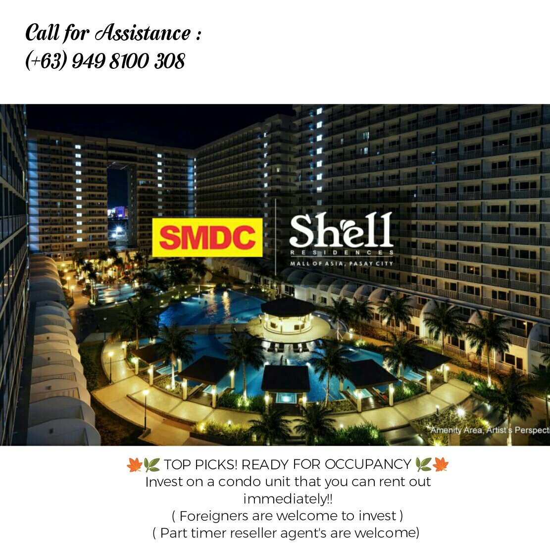 LagadayD's tweet image. Ready for Occupancy 🍁🌿
Come home to resort-inspired amenities, and hold memorable events with friends and family at your own exclusive clubhouse. Here you can marvel at the majestic sunsets and enjoy 365 days of shopping, dining, and world-class entertainment.
#shellresidences