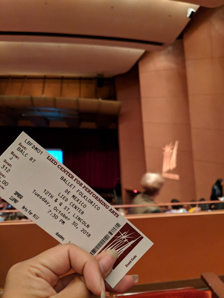 NASPAGAPtweets's tweet image. Finishing the night with #SASelfCare. #UNLArtsForAll provides student tickets to certian shows on campus, which provides a welcome, artistic break for me through the semester. Work is great, but don&apos;t forget to feed your spirit! #CSAM18 #NASPAGAP18