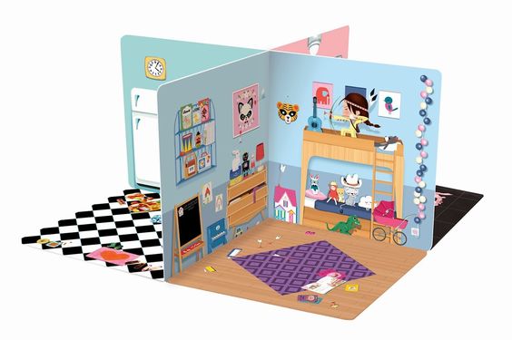 Тока бока комната из бумаги. Домик для бумажной куклы. Комната для бумажной куклы. Бумажный дом для кукол. Книжка домик для бумажных кукол.