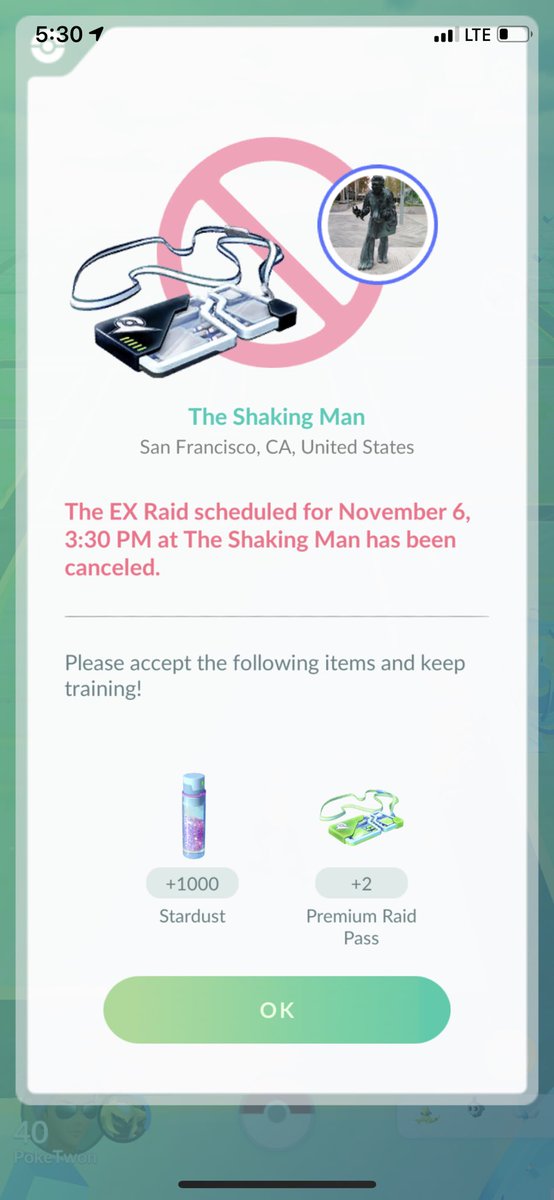 Poketwon's tweet image. Ugghh... canceled EX pass 😖! The agony is real #PokemonGO #EXraidpass