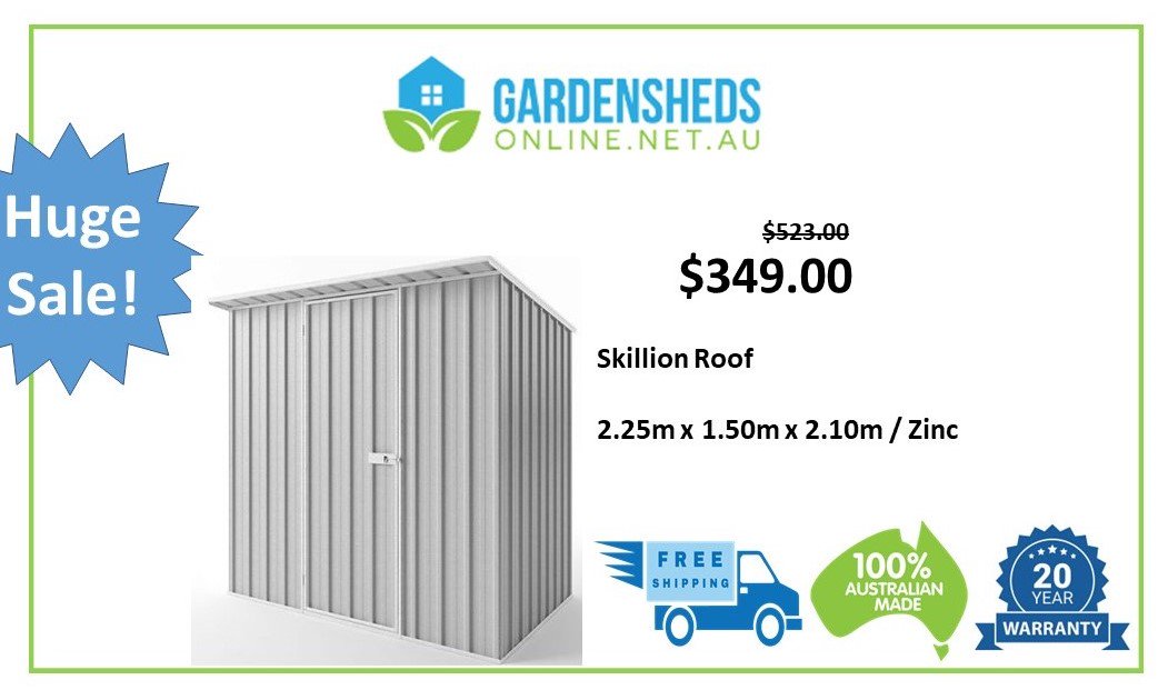 OnlineSheds's tweet photo. This Skillion roof garden shed model is great for limited space city living, townhouses and small yards.

BUY HERE: https://t.co/75m1c8bhHF

Don't compromise on quality at this price, buy Australian.
FREE shipping to your Local Depot.

#gardenshed #bestsheds #outdoorsheds https://t.co/Wh8xGlzX5T