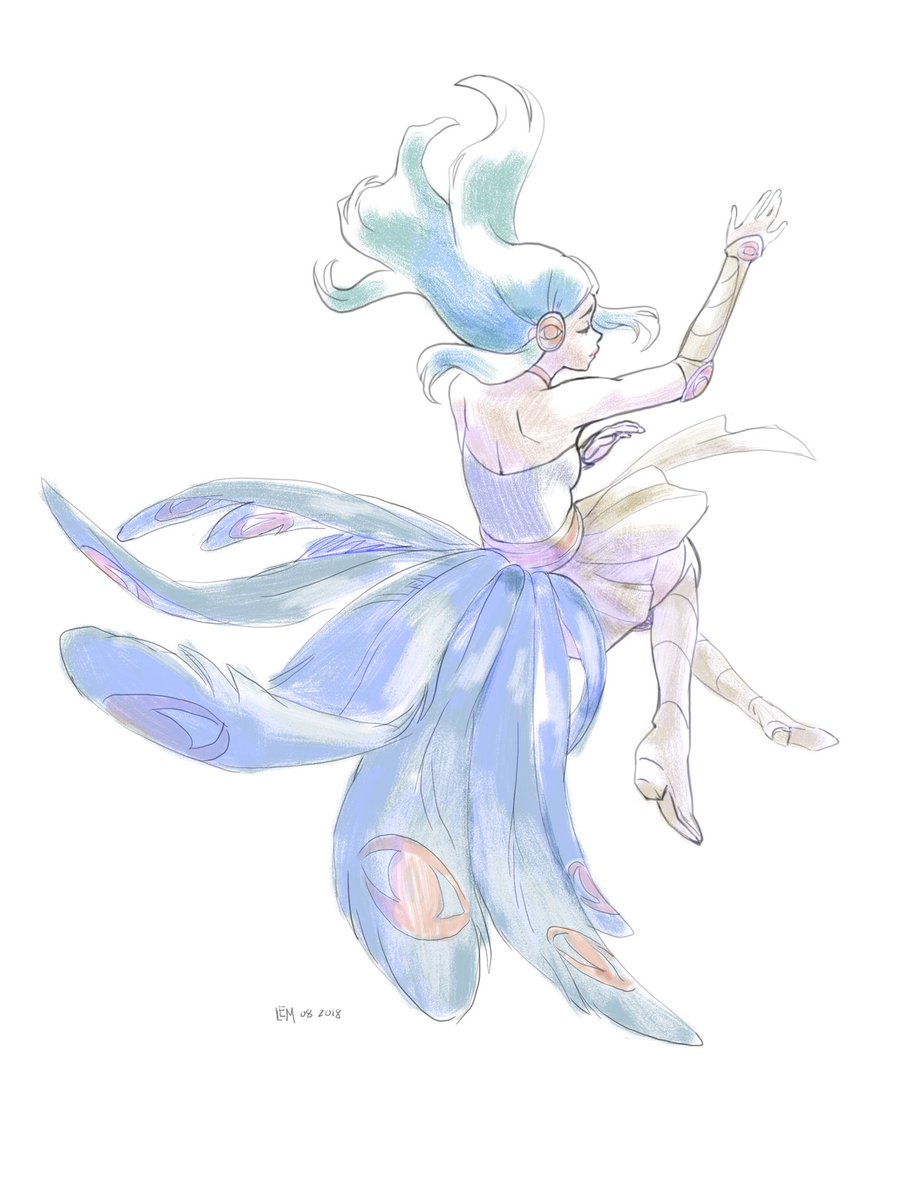 Peekablue was my favorite #Shera action figure. I loved her hair color. I also love Sailor Neptune who had a similar hair color...  Pattern?