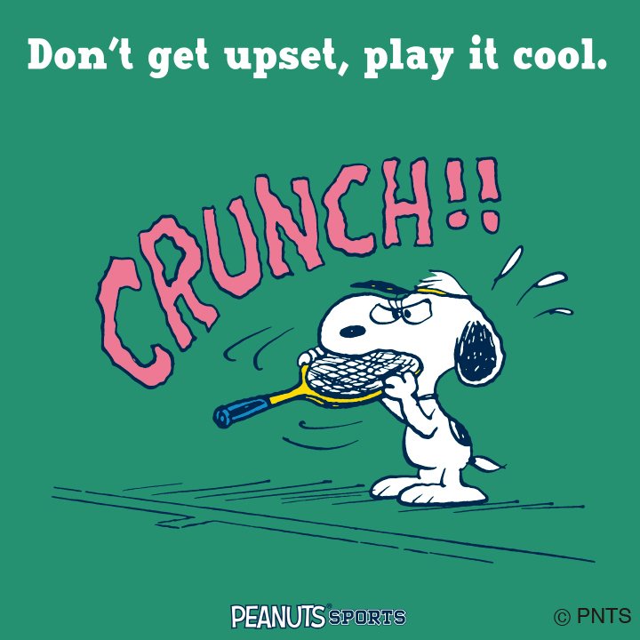 Snoopyjapan Su Twitter ガッカリしないで クールにいこう ー Peanuts Sports 絵本よりー T Co Teywkfqn4v ピーナッツスポーツ スヌーピー テニス