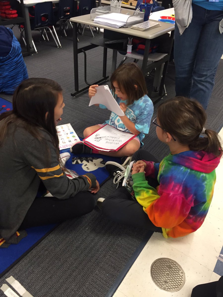 K kids get compliments and tips on their writing from their 4th grade buddies. #opshares