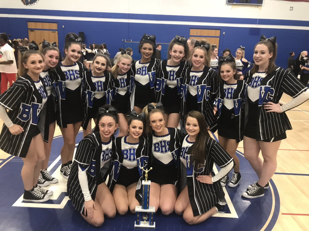 bhsvc's tweet photo. 💙👑 Baystate League CHAMPS! Beyond proud of these amazing ladies for tonight’s display of teamwork, commitment, love and support for one another and of course their performance!! 💙💙💙 https://t.co/iPLyXWEaaj