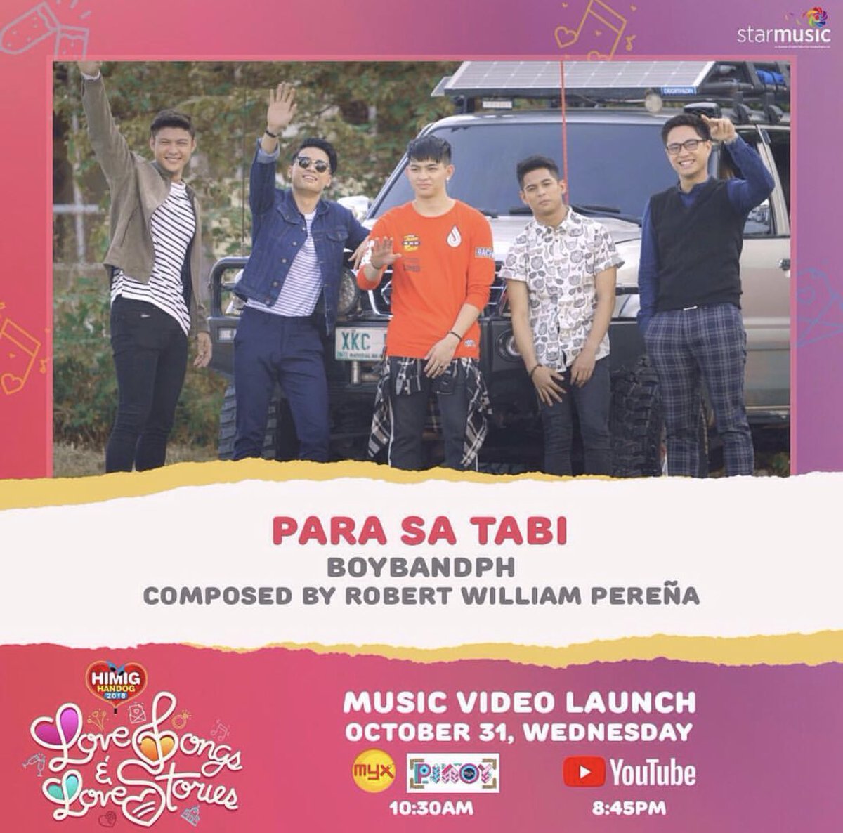 Yengstagrammm's tweet photo. #BoybandPHParaSaTabiMV is finally out! ❤️ https://t.co/qe4sqPv28U