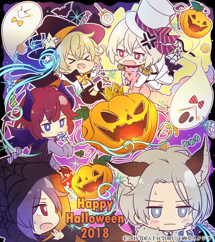 公式 白と黒のアリス ハロウィン企画18 その 本日はハロウィンということで ハロウィン衣装の可愛いイラスト が届きました ハロウィンならではの彼らの会話もあわせてお届けします ろろアリ T Co Lncx8u85b6 Twitter