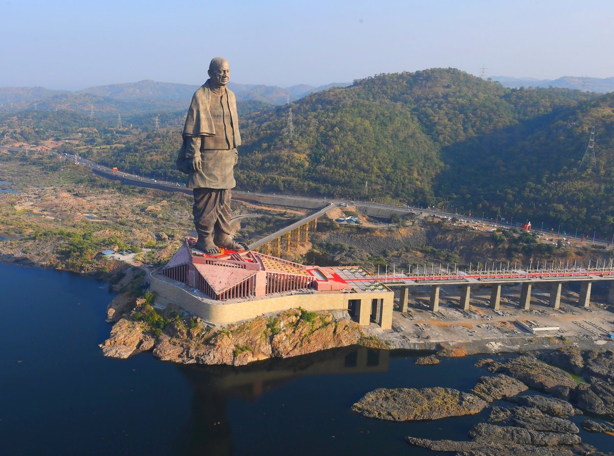 Glimpses of the ‘Statue of Unity’ that will be dedicated to the nation shortly.