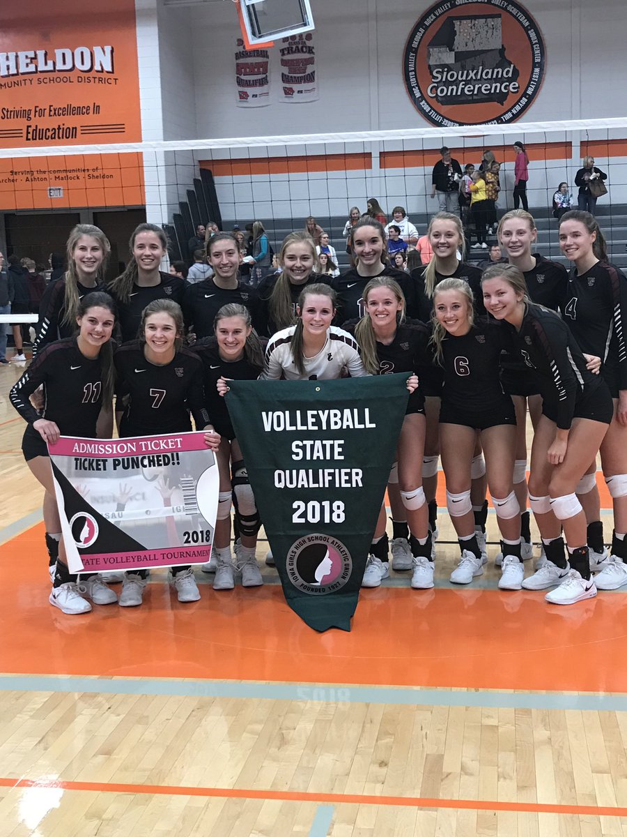 On to STATE 18 years straight!! Get ready to cheer on the Pack next week at the US Cellular Center! 🏐🏆 #nofear