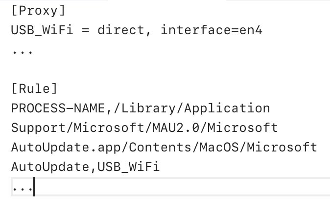 Cheng Surge 的方案比改路由表靠谱多了 现在在想怎么优雅一点的fallback 试之前不确定这个interface 是用来当出口还是当约束条件的