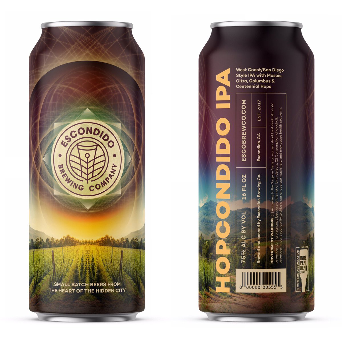 escobrewco's tweet image. **SPECIAL ANNOUNCEMENT** In celebration of #sdbeerweek, on Saturday, November 10th, EBC is releasing a limited number of cans of our signature IPA, Hopcondido🍻 We’d like to thank everyone who helped make this happen, We have a special day planned @escobrewco !!!