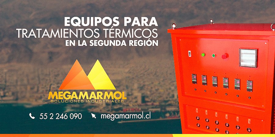 Megamarmolcl's tweet photo. Somos expertos en Ingeniería Térmica 🔥
Envíanos un email ▶ ventas@megamarmol.cl
#Antofagasta #Iquique #Calama #Tocopilla #Mejillones #Copiapo #Automatización #Industrial #Minería #Controles #Calefactores #Resistencias https://t.co/PkYggB8CzF