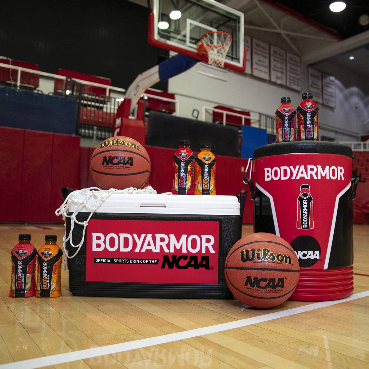 GAME. CHANGER. @DrinkBODYARMOR is now the OFFICIAL sports drink of NCAA & March Madness. We’re just getting started 🏀🏆👊🏾 #ObsessedWithBetter #MambaMentality