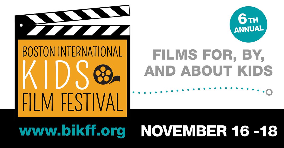 The Boston Int'l Kids Film Festival <a href="/BIKFF/">BIKFF</a> kicks off this Friday and runs through Sunday. bikff.org

Terrific lineup of films, events and more for kids, teens, and families of all ages. 🙌