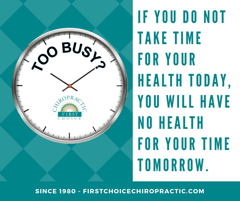 FirstChoiceA2's tweet image. As the holiday season approaches, remember to MAKE TIME for your health! A wellness chiropractic checkup takes only minutes. How much time does illness take?