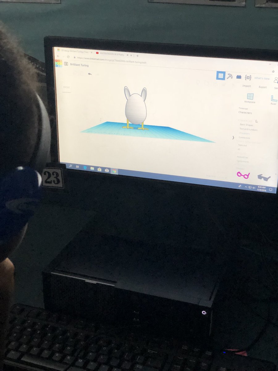 Getting our design on with <a href="/tinkercad/">Tinkercad</a> Stay tuned for our exciting STEM design challenges that will be coming up very soon !! 😬 #3Dprinting #teched #STEMeducation #makerspace