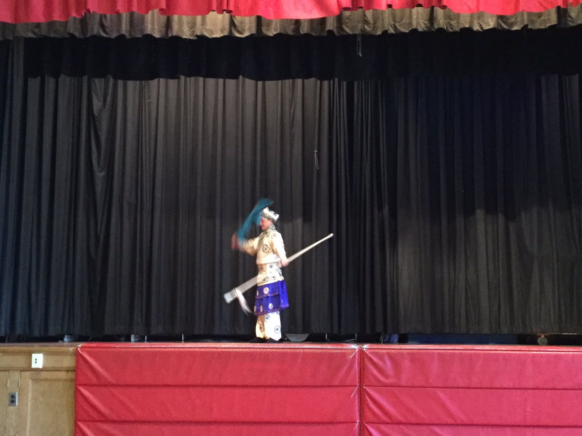 CWCJefferson's tweet image. Cultural assembly on Chinese dancing. Jefferson kids loved it.