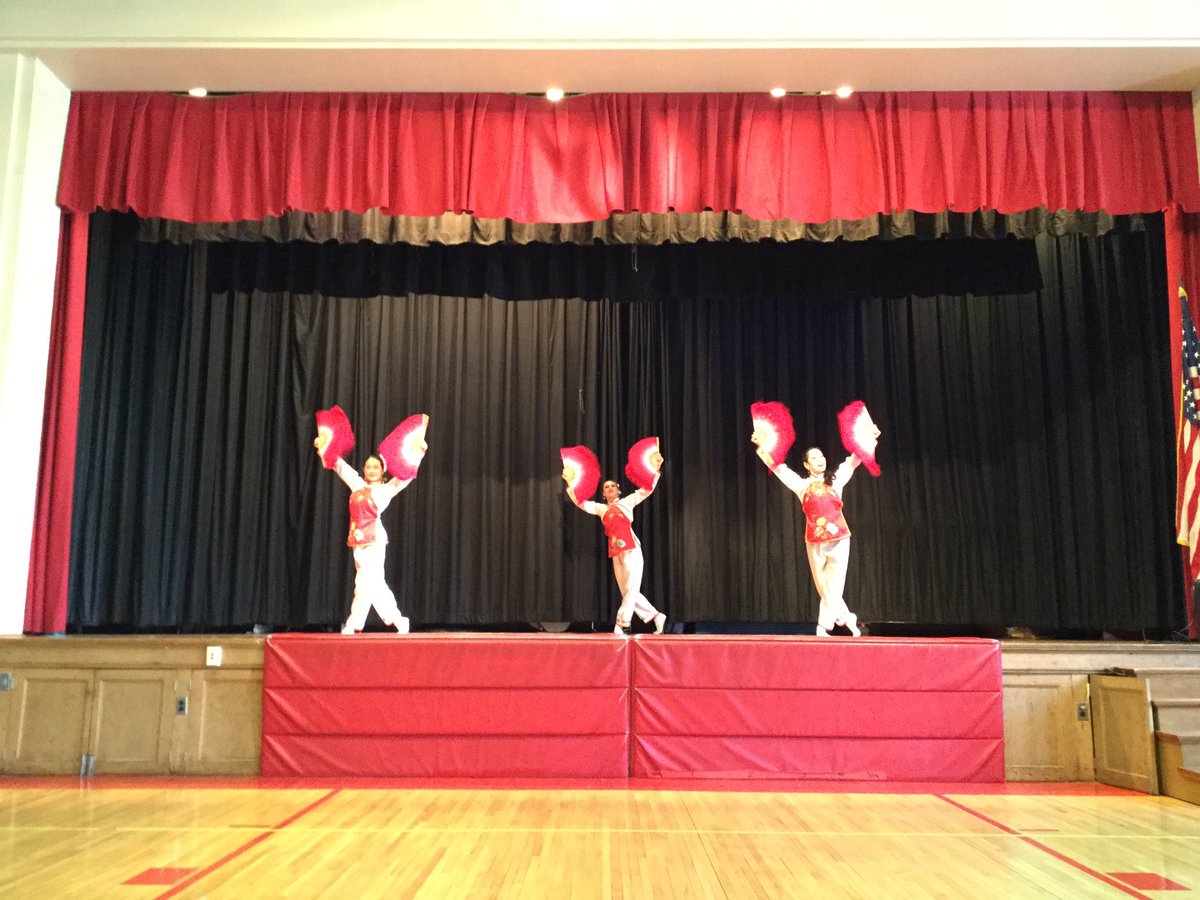 CWCJefferson's tweet image. Cultural assembly on Chinese dancing. Jefferson kids loved it.