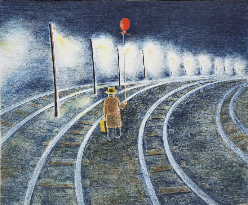 "Sooner or later in life everyone discovers that perfect happiness is  unrealizable, but there are few who stop to consider the antithesis; that perfect unhappiness is equally unattainable."
Primo Levi,1919-1987
Artwork by: Joaquin Masoliver