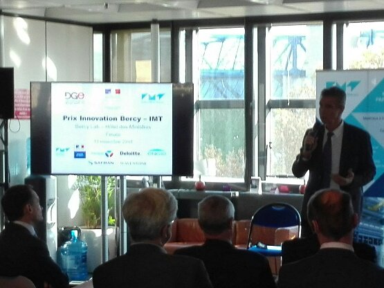 Jean Michel Degeorge (@degeorgejm) on Twitter photo Prix Innovation Bercy-IMT mardi 13 novembre 2018 Avec <a href="/OptiWaves/">Opti'Waves</a> pour représenter <a href="/MINES_StEtienne/">MINES Saint-Étienne</a> et <a href="/SteMetropole/">Saint-Étienne Métropole</a> <a href="/saint_etienne_/">Ville Saint-Étienne</a> parmi uniquement 20 projets innovants sélectionnés au niveau national!
Résultat du lauréat au <a href="/CES2019/">CES 2019</a> à #LasVegas Prix Innovation Bercy-IMT mardi 13 novembre 2018 Avec <a href="/OptiWaves/">Opti'Waves</a> pour représenter <a href="/MINES_StEtienne/">MINES Saint-Étienne</a> et <a href="/SteMetropole/">Saint-Étienne Métropole</a> <a href="/saint_etienne_/">Ville Saint-Étienne</a> parmi uniquement 20 projets innovants sélectionnés au niveau national!
Résultat du lauréat au <a href="/CES2019/">CES 2019</a> à #LasVegas