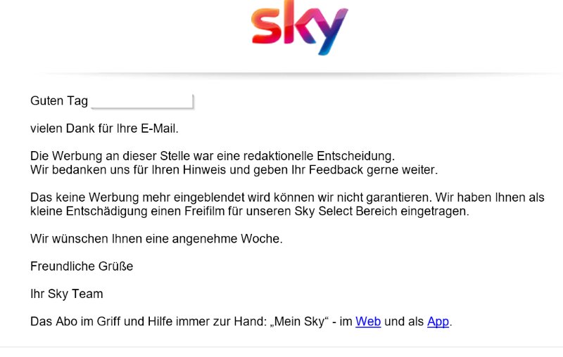 Sky Service On Twitter Kannst Du Uns Bitte Per Direktnachricht Deine Kundennummer Bzw E Mail Adresse Schicken Damit Wir Das Intern Nachverfolgen Konnen Vielen Dank Im Voraus Und Beste Grusse Martin 2 2 Https T Co Qfkhvl3e3n