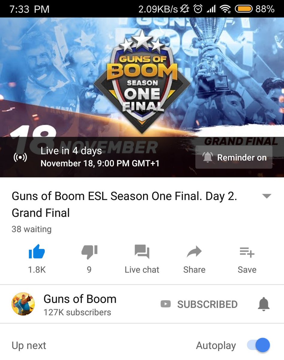 kresrudec's tweet photo. Don't forget to do this guys ๐
Big day in 4 days!!
Making history with @gunsofboom ๐
#gobesports #gunsofboom #eslgob https://t.co/DQx4Irhahf