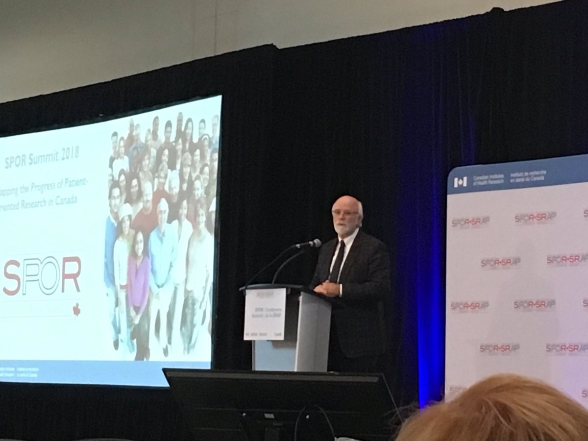 EFowl2017's tweet photo. Dr Michael Strong States his support for SPOR at the SPOR Summit 
#SPOR
#patientorientedresearch
#Cansolveckd
#CIHR https://t.co/1YHItHcoIC
