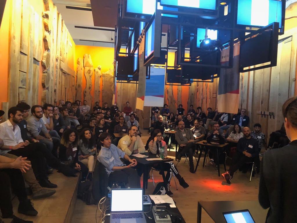 mycelia4music's tweet photo. Talking all things Mycelia and #TheCreativePassport at Spazio Agora, Triennale Museum, Milan x #MyceliaWorldTour https://t.co/Oq7Dsz5Zg7