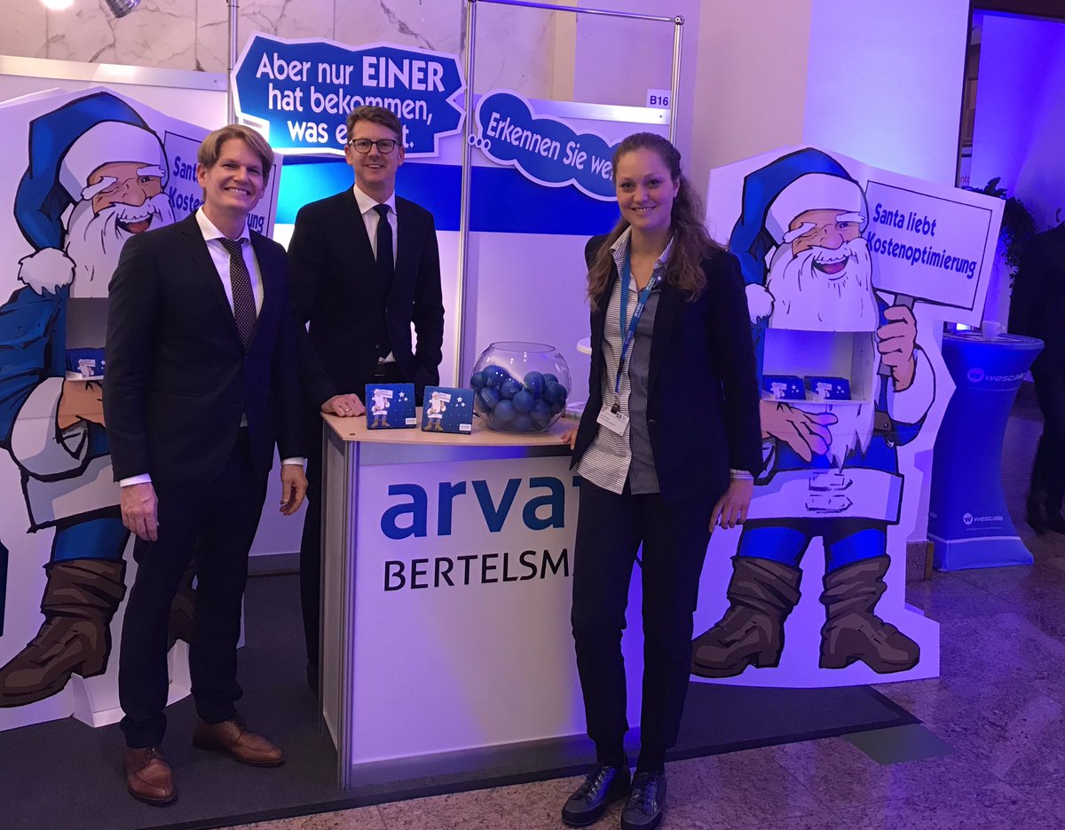 GoldmannStephan's tweet photo. Santa liebt Kostenoptimierung - Sie auch? #BMESymposium #Arvato #Printmanagement #Berlin https://t.co/lWMItXnQL6