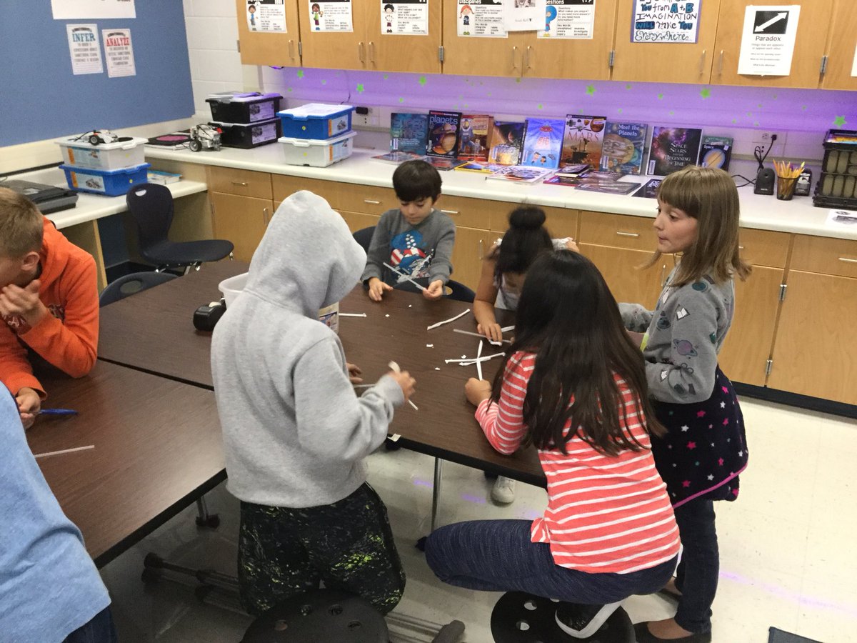 BoldtGT's tweet photo. LEGO Robotics group is more than just building robots.  It’s all about working together to accomplish your goals.  Great team building activity to get our class started.  #ThisIsNorthside @NISDBoldt #legorobotics #thisisboldt https://t.co/tcTAKo26MC