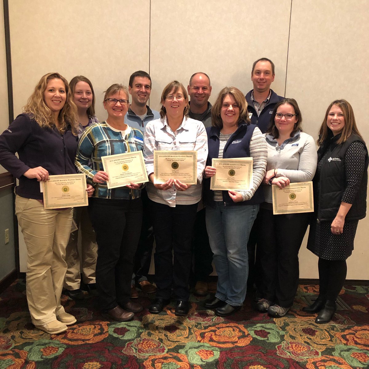 Today we honored our State, Regional, and National Communications Award Winners! Thank you to AgChoice Farm Credit for sponsoring these awards every year. <a href="/psuextension/">Penn State Extension</a> <a href="/agsciences/">Penn State College of Agricultural Sciences</a> <a href="/agagents/">agagents</a> #pacaa #agagents #nacaa #awardwinners #pennstateextension