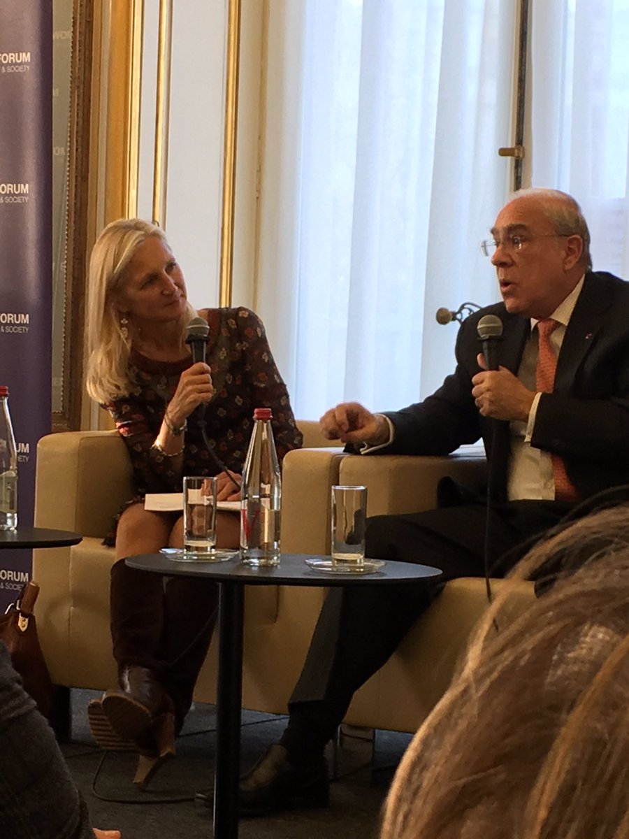Women’s forum, Clara Gaymard and Angel Gurria : why is it so slow to  make things change regarding gender equality?