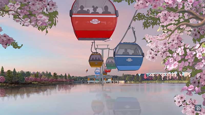 AshleyLCarter1's tweet photo. #BREAKING: Disney Skyliner, the new gondola system set for Disney World, will open fall 2019, Disney Parks chairman Bob Chapek just announced. @MyNews13 @BN9 https://t.co/vLVvzaUsOh