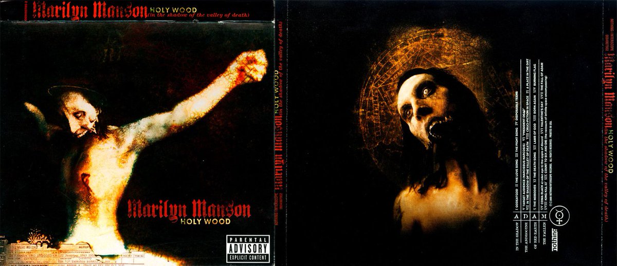john5guitarist's tweet photo. 18 years! EIGHTEEN YEARS!!!! Yep, time sure has flown! 18 years since #holywood was released by @marilynmanson - this was my 1st full studio album with MM. Daaaaaaamn!!! Can’t believe it’s been this long! #holywoodintheshadowofthevalleyofdeath #MarilynManson #HappyAnniversary https://t.co/S9z0t8AYr4