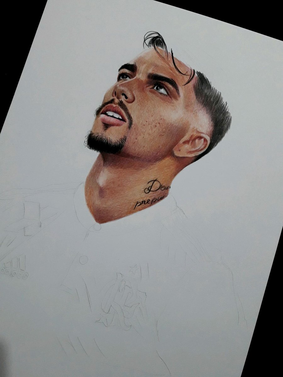 DicasdoCartola's tweet photo. E esse desenho realista do Lucas Paquetá? 

Ficou fera! 

✍🏼 @juniordesenhos https://t.co/Lgc7NIEh0Q