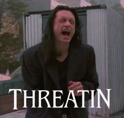 Jason S. Thompson (@jasonsthompson) on Twitter photo I made some new promo material for <a href="/JeredThreatin/">Threatin</a> - feel free to use it! <a href="/metalsucks/">MetalSucks</a> <a href="/AltPress/">altpress</a> <a href="/BBCNews/">BBC News (UK)</a> <a href="/metalinjection/">Metal Injection</a> <a href="/TommyWiseau/">Tommy Wiseau</a> #Threatin I made some new promo material for <a href="/JeredThreatin/">Threatin</a> - feel free to use it! <a href="/metalsucks/">MetalSucks</a> <a href="/AltPress/">altpress</a> <a href="/BBCNews/">BBC News (UK)</a> <a href="/metalinjection/">Metal Injection</a> <a href="/TommyWiseau/">Tommy Wiseau</a> #Threatin