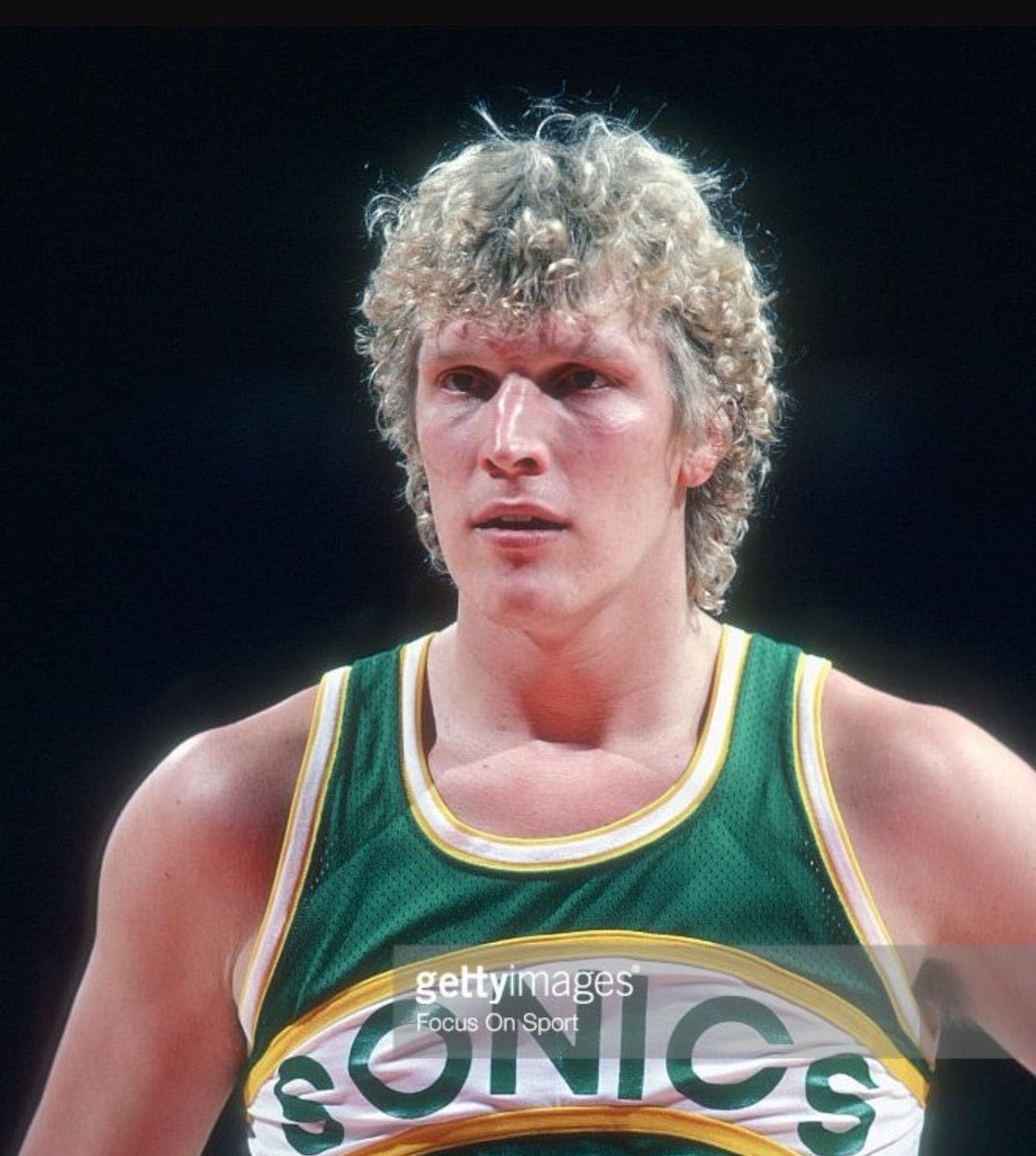 Happy Birthday to Jack Sikma, seen here rocking the beautiful Sonics jerseys.  