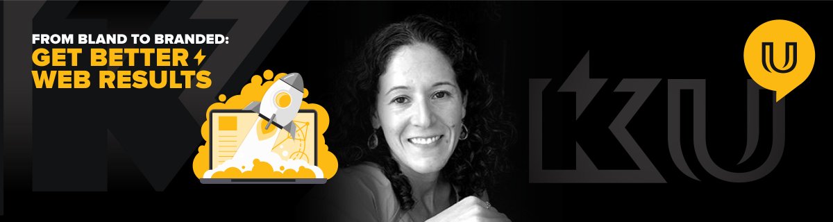 kickcharge's tweet photo. Don't miss Alyssa Young's #webinar, "From Bland to Branded: Get Better Web Results," at 2 p.m. EST TOMORROW! You can sign up here: https://t.co/qHQobSFcnV #marketingtips #digitalmarketing https://t.co/mHLng0XQmD