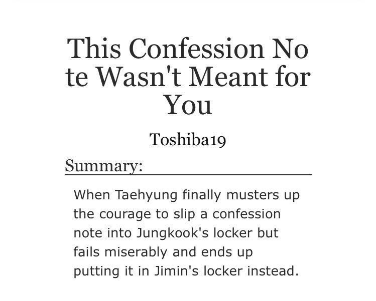 this confession note wasnt meant for you- its vmin i swear- high school au- A BIG OUCH BUT ITS OKAY SINCE EVERYTHING ENDS HAPPILY DONT WORRY- read pls :((( https://archiveofourown.org/works/6029401?view_full_work=true