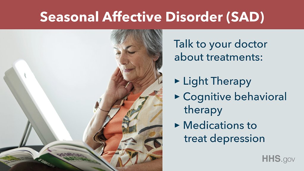 If you feel depressed or tired during the fall and winter, you may have Seasonal Affective Disorder, or SAD. Learn about different treatments for SAD, and find the one that's right for you: bit.ly/2zQilHV #WednesdayWisdom