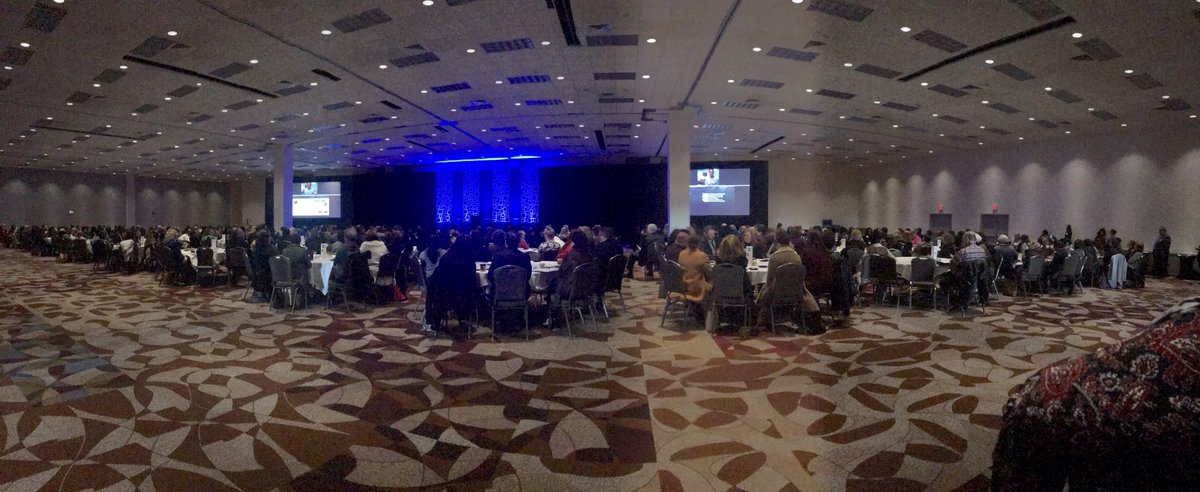 CenterPoint's tweet image. It’s a full room at our 25th Anniversary #powertoolsHOU Conference for #Nonprofits as we listen to this morning’s Keynote Speaker @danpallotta. If you are attending, be sure to tag your tweets!