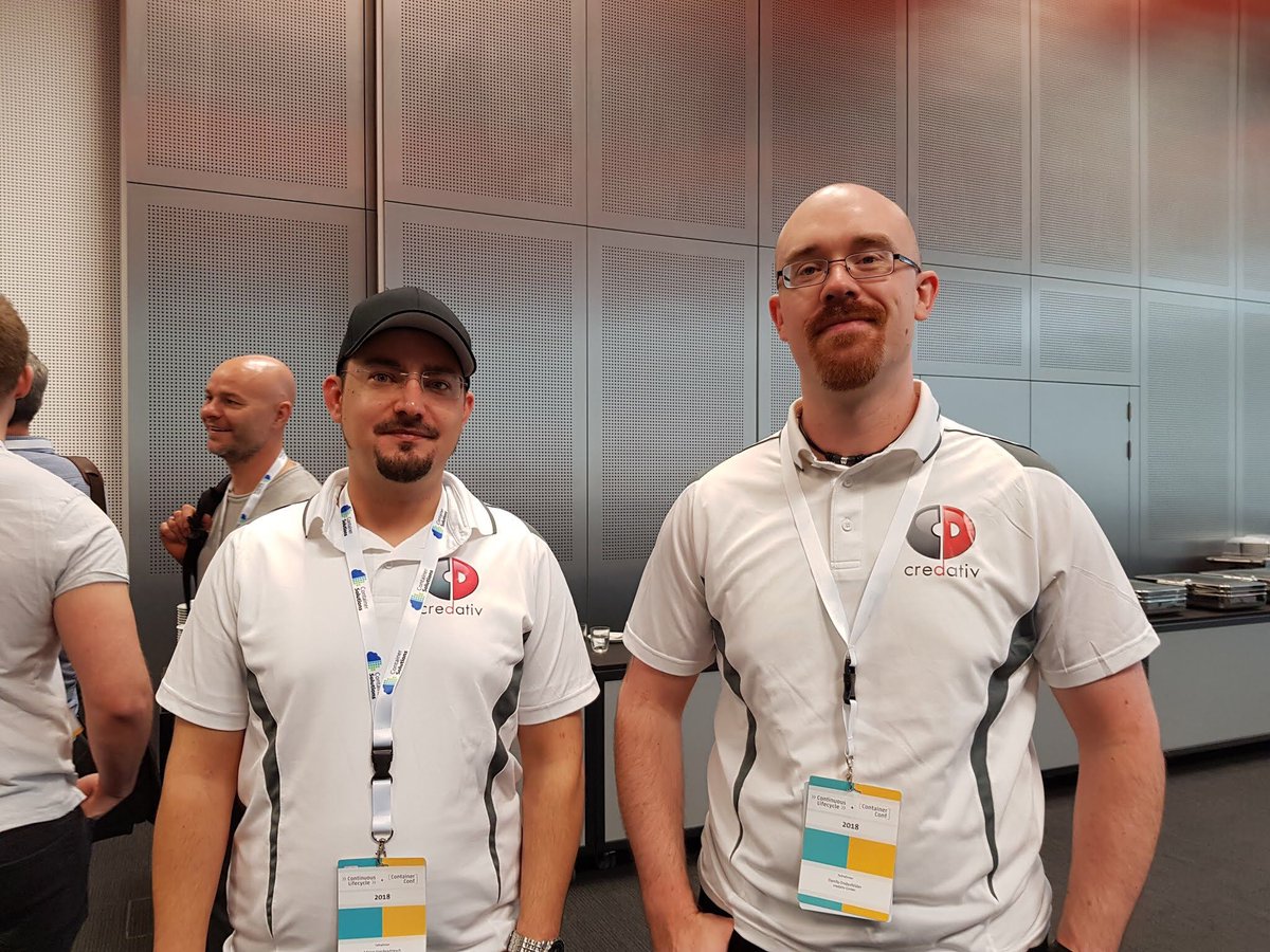 credativDE's tweet photo. In dieser Woche sind wir auf der #ContainerConf in Mannheim - Wir freuen uns auf eine gute Veranstaltung und lehrreiche Workshops! 😉 https://t.co/H6UutXgUhJ