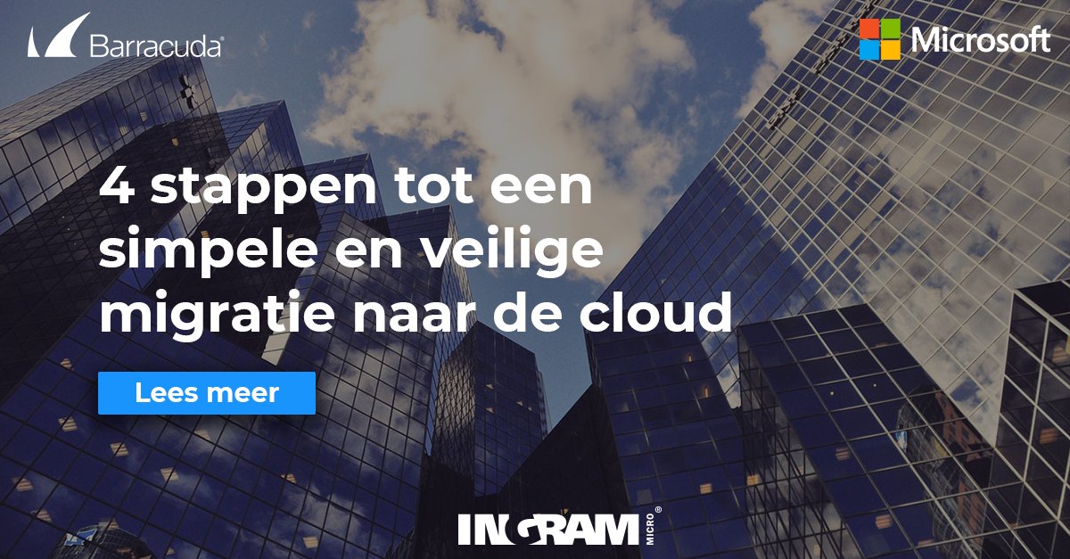 Ingram Micro Cloud - Benelux tweet media