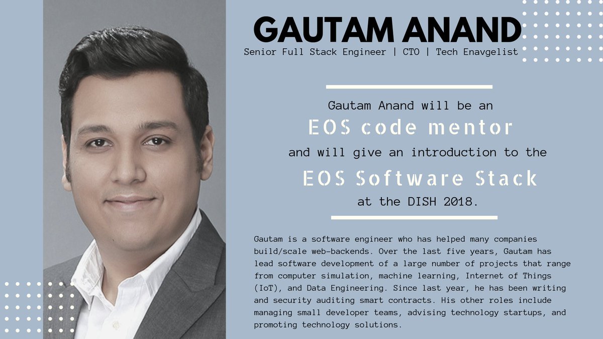 bitchikka's tweet photo. Get to know the speakers/mentors for #DISH2018 - Decentralized Innovation and Startup Hackathon: Caspar Oostendorp &amp; Gautam Anand!

Speaker Introduction: https://t.co/IOgfnhRruX…

Dish 2018: https://t.co/ubDMAqDTpi 

#hackathon #blockchain #Philippines https://t.co/sUwT86DmwD