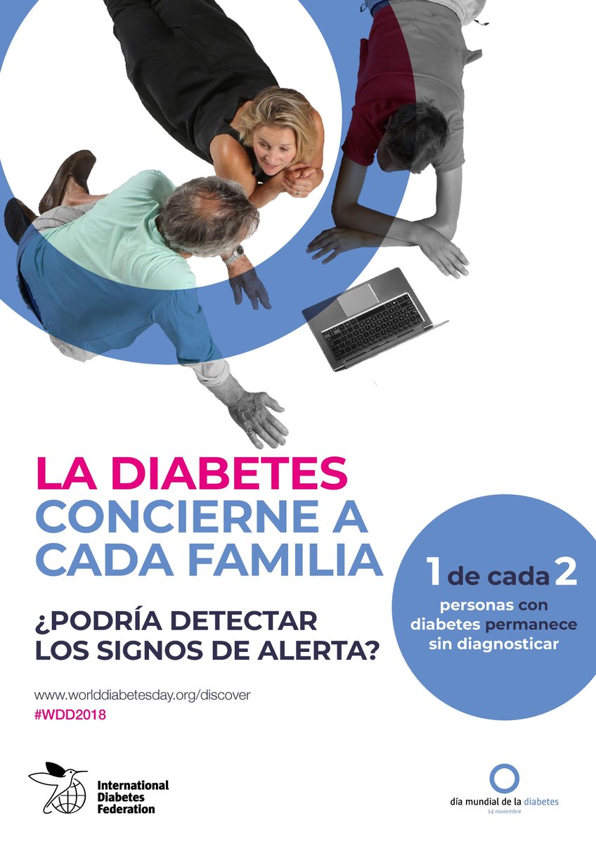 analisisbioquim's tweet photo. #DiaMundialDiabetes /  El tema para el Día Mundial de la Diabetes 2018 y 2019 es #Familia Y #Diabetes / Conocé mas en https://t.co/VqHRJGFUA3 @fbioquimica @dosisderadio @farestaielab @CUBRANews @bolontrade @BioReview https://t.co/L4x11KTsb1