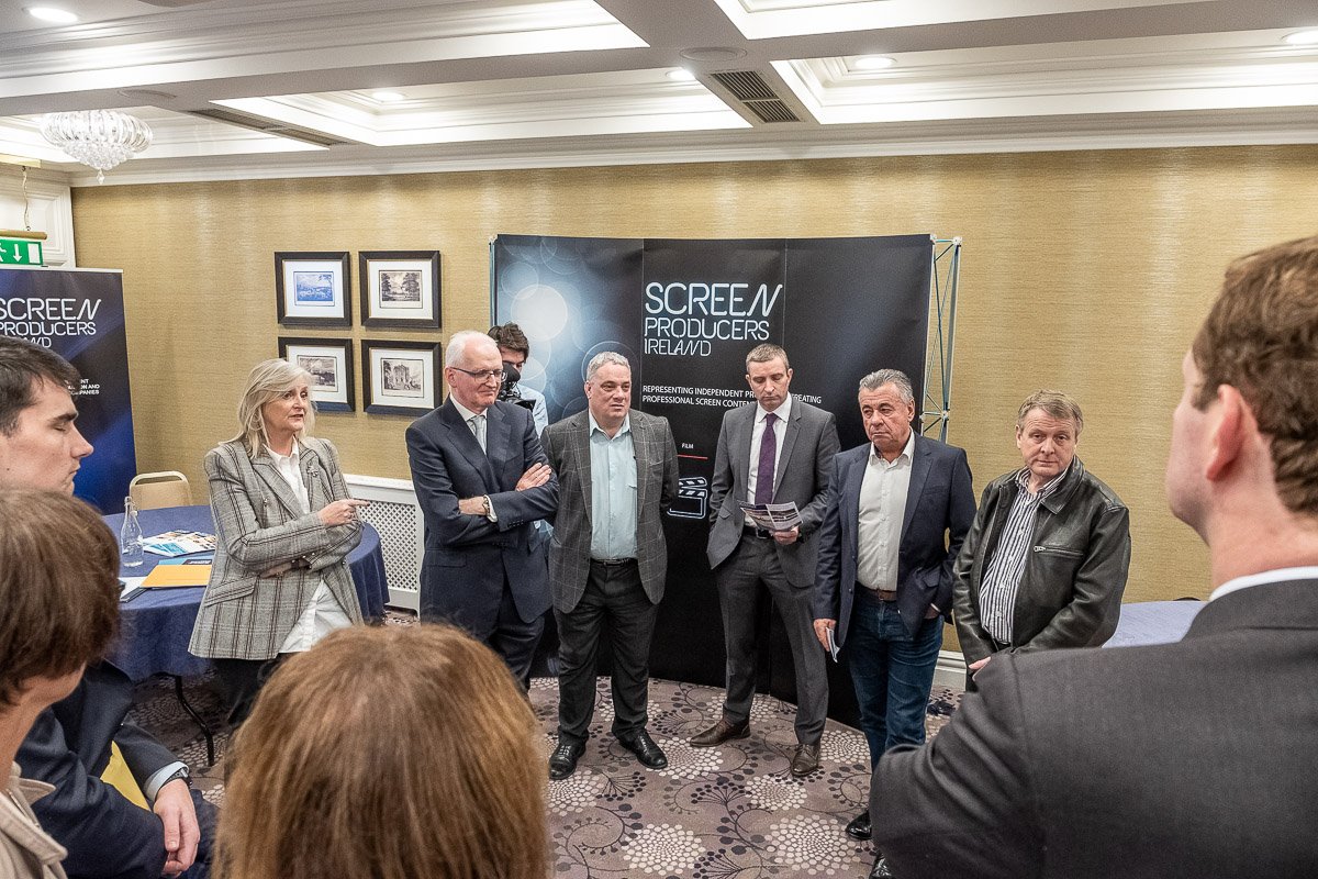 screenproducers's tweet photo. Thanks to all the @OireachtasNews reps who came over to #Buswells today and talked to us about the #LoveIrishIndies sector and TV Licence Fee reform #LoveIrishTV https://t.co/63CkKWnJXB