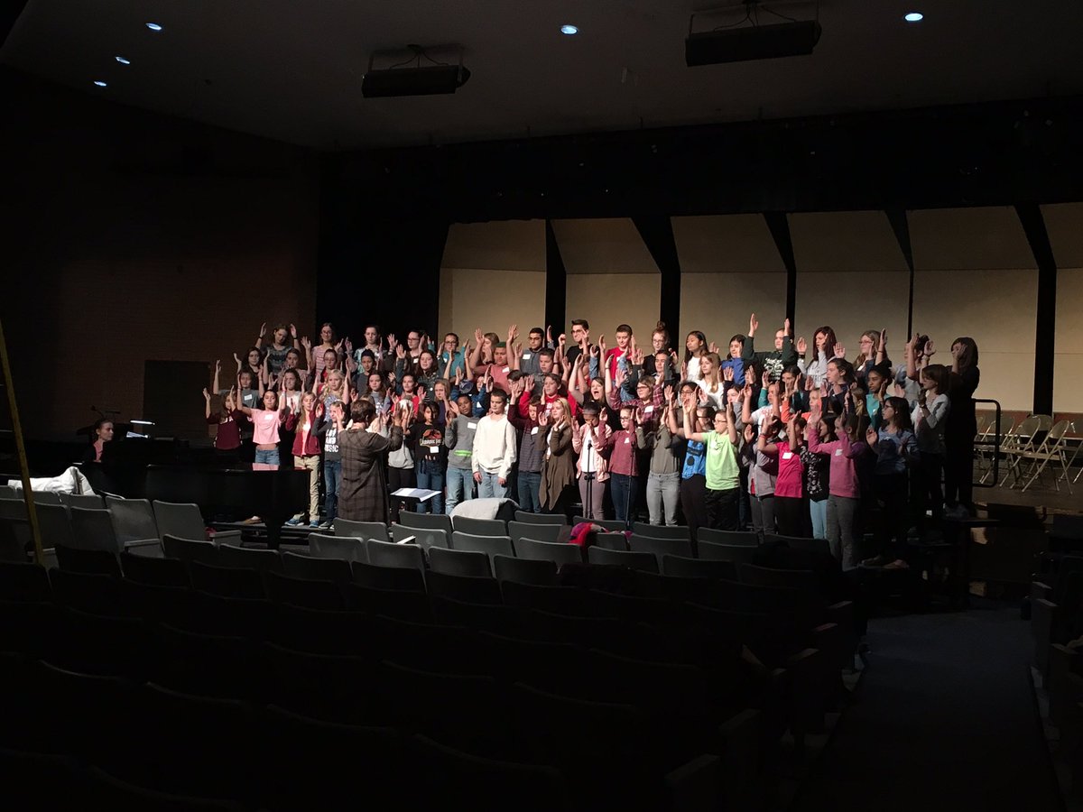 MsKirschner's tweet image. Sussex County Junior Honor Choir is sounding GREAT at our all day rehearsal! Shoutout to our 5 chargers spreading “joy” at every rehearsal! 

@LPSchargers