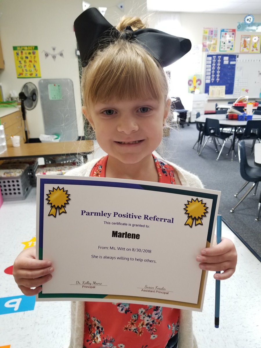 Alisontwins's tweet photo. Positive behavior student @WISDParmley https://t.co/w3XANN6wfg
